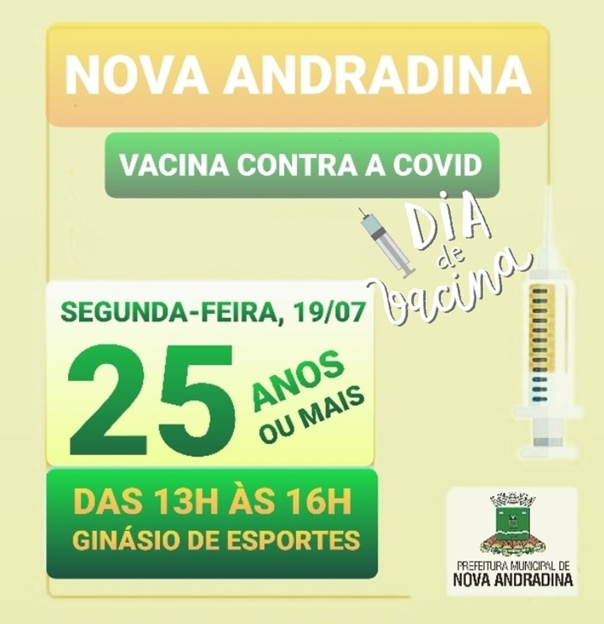 Center vacina 25 anos