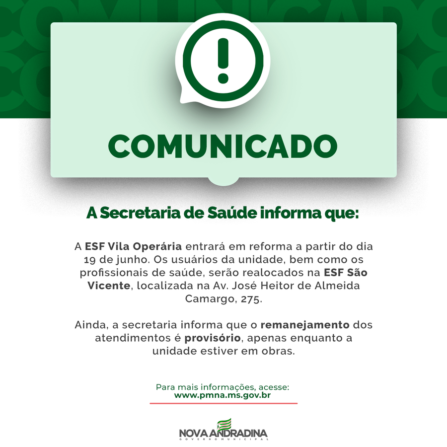 Center comunicado samsau