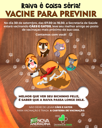 Left or right vacina o contra raiva feed
