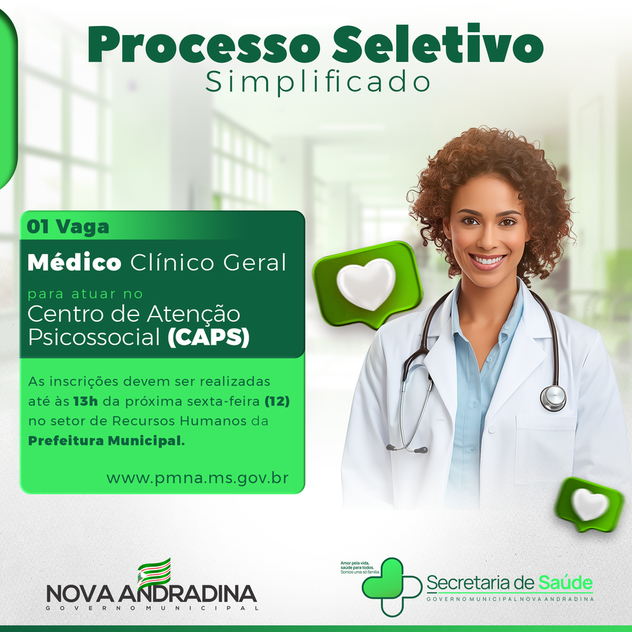 Center processo seletivo m dico caps 08.01