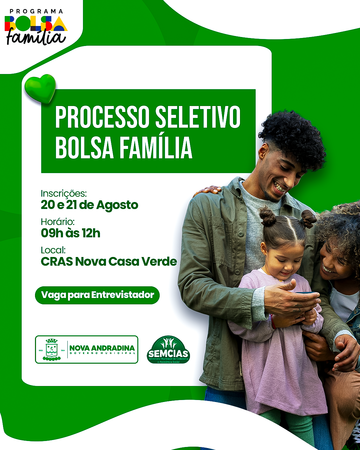 Left or right processo seletivo bolsa fam lia casa verde