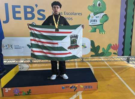 Left or right atleta de nova andradina conquista bronze nos jogos escolares brasileiros 2