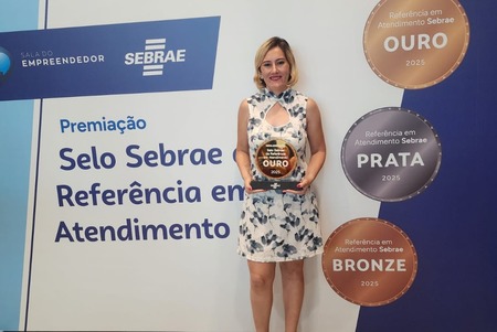 Left or right selo ouro sebrae