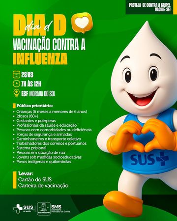 Left or right dia d de vacina o influenza